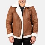 aviator jacket brown