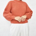 crochet sweater orange (3)