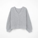 ribbed sweater grey
