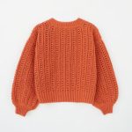 ribbed sweater orange